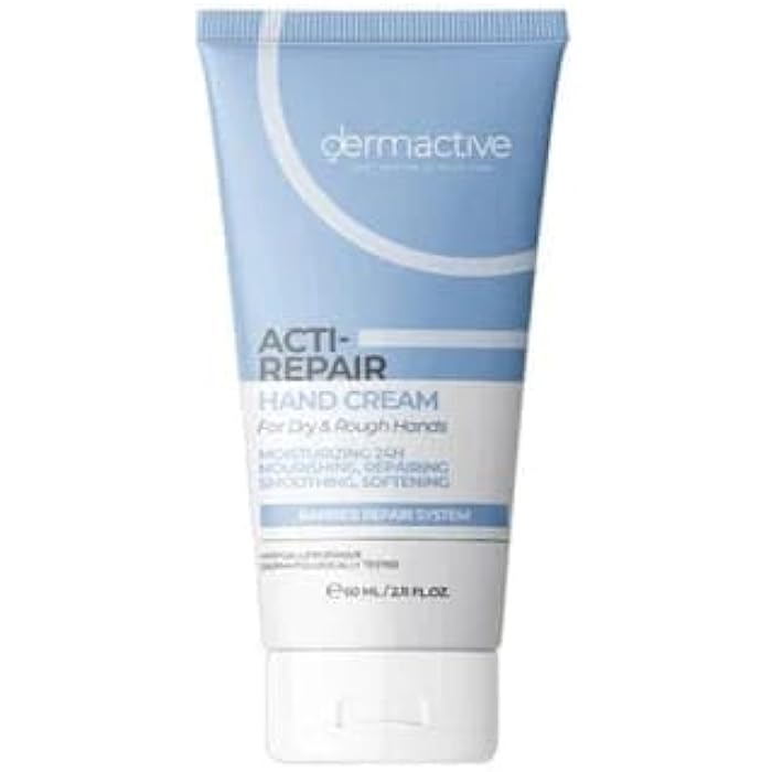 DERMACTIVE Acti-Repair Hand Cream – 60ml | Intense Hydration, Repairs Dry & Damaged Hands, Non-Greasy Daily Protection